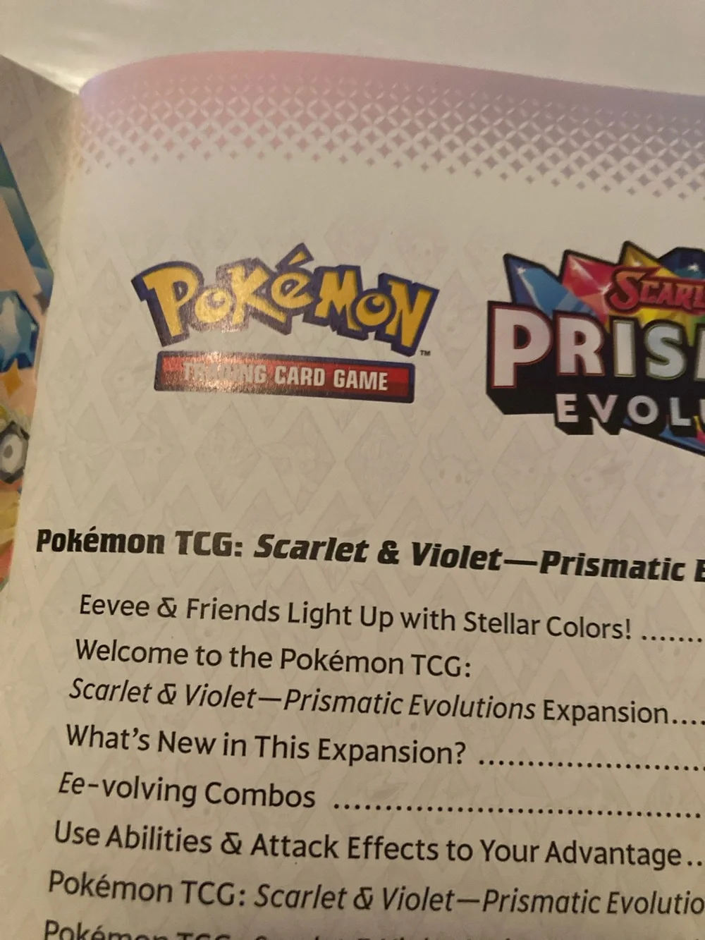 Pokemon Prismatic Evolutions Players Guide - Rainbow Pastel Colors